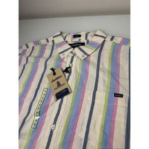 Mens Chubbies Resort Weave Friday Shirt Size XL New With Tags Button Up Colorful